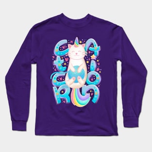 Meowgic Caticorn Cat Unicorn Unicat Kittycorn Cats Caticorns Long Sleeve T-Shirt